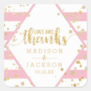 Search for gold striped wedding stickers Modern