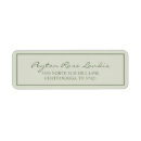 Search for basic return address labels Modern