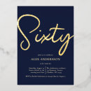 Search for mens 60th birthday invitations Blue