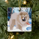 Search for fawn christmas tree decorations Snow