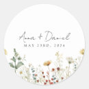 Search for flowers wedding stickers Elegant modern floral