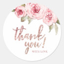 Search for thank you rose gold stickers Pink and gold