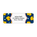 Search for yellow duck return address labels Duckie