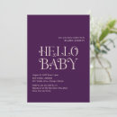 Search for plum baby shower invitations Purple