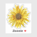 Search for sunflower watercolor stickers Vintage flowers