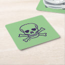 Search for skull and bones coasters Halloween