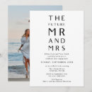 Search for future mr and mrs invitations Typography