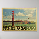 Search for retro california posters Golden gate bridge