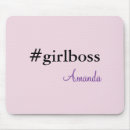 Search for pink mouse mats Strong woman