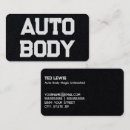 Search for auto body business cards Detailing