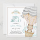 Search for teddy bear hot air balloon baby shower invitations Gender neutral