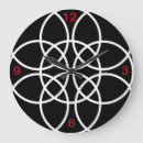 Search for black and white spiral clocks Pattern