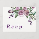 Search for wedding rsvp postcards Purple