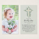 Search for green christening invitations Eucalyptus