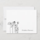 Search for wildflower note cards Girly
