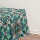 Search for psychedelic tablecloths Green