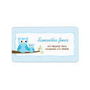 Search for blue owl return address labels Owls