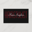 Search for hairstyles business cards Fashion