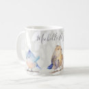 Search for bird feather mugs Watercolor