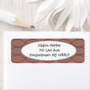 Search for red background return address labels Orange