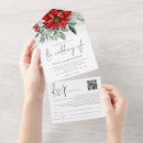 Search for poinsettia wedding invitations Elegant
