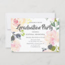 Search for rose graduation invitations Botanical