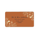 Search for gilded return address labels Rustic
