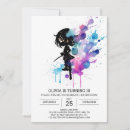Search for ninja girl birthday invitations Boy