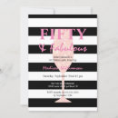 Search for champagne 50th birthday invitations Fifty and fabulous
