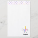 Search for unicorn stationery paper Rainbow