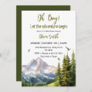 Search for let the adventure begin baby boy shower invitations Watercolor
