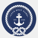 Search for nautical navy rope stickers Navy blue and white