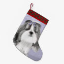 Search for shih tzu christmas stockings Puppy