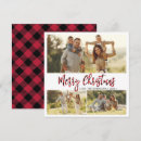 Search for red buffalo plaid christmas cards Calligraphy script
