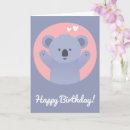 Search for koala birthday cards Kids