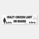 Search for funny chicken bumper stickers Farm