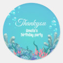 Search for mermaid and sea creatures stickers Whimsical