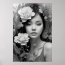 Search for black and white flower posters Beauty