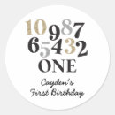 Search for first year stickers Black