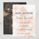 Search for rose gold baby shower invitations Foil