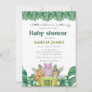 Search for safari baby boy shower invitations A little wild one
