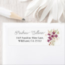 Search for wildflowers return address labels Purple
