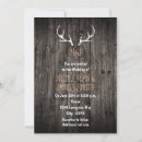 Search for antlers wedding invitations Wood