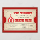 Search for big top circus tent invitations Party
