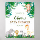 Search for monstera baby shower Jungle animals