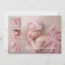 Search for modern minimalist birth announcement cards Girl