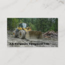 Search for machinery business cards Equipment