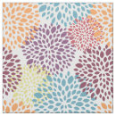 Search for modern floral fabric Teal