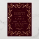 Search for old fashioned wedding invitations Gothic