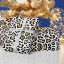 Search for gold leopard print wrapping paper Stylish